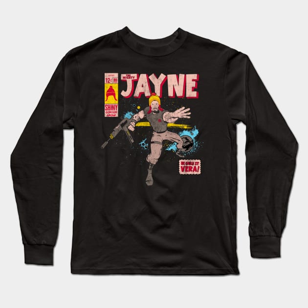 The Mighty Jayne Long Sleeve T-Shirt by FOUREYEDESIGN